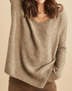 Femme Lauren Vidal Pull Seven seigle