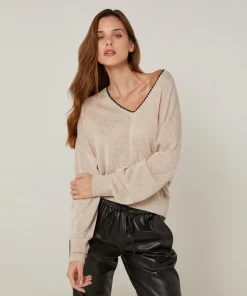 Best Rodier Pull Sibylle en Laine mélangée beige