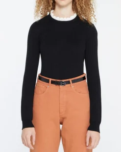 Femme Yerse Pull Sophie noir