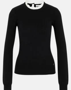 Femme Yerse Pull Sophie noir