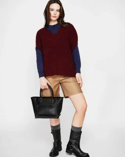 Clearance Cachemire & Jo Pull Victoire bordeaux