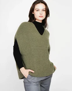 Cachemire & Jo Pull Victoire kaki