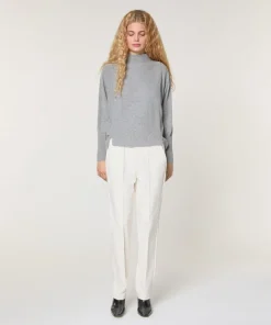 Sale Rodier Pull Violaine en Laine & Cachemire gris