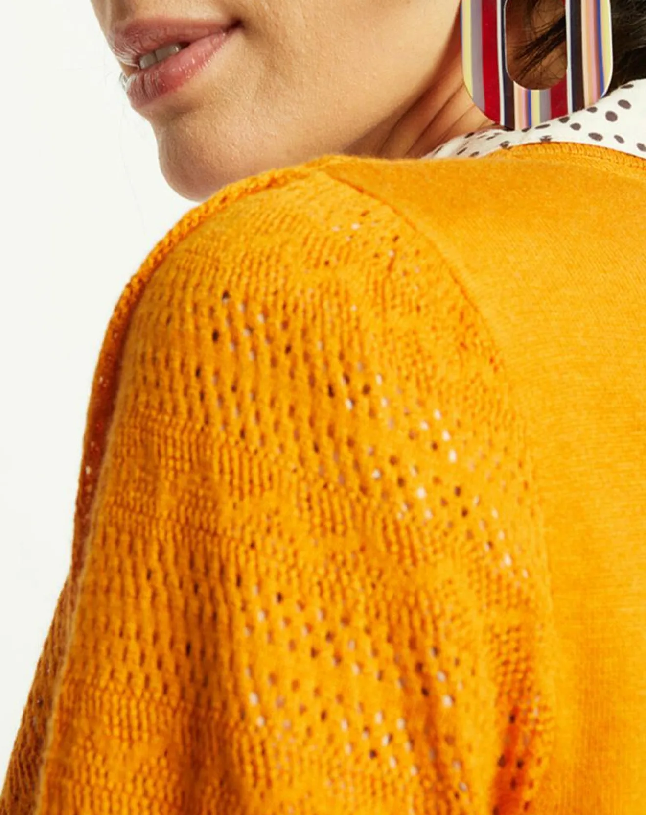 Best Harris Wilson Pull Virginie motifs ajourés tournesol