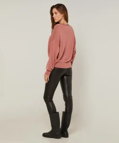 Best Rodier Pull Yolande en Laine mélangée bois de rose