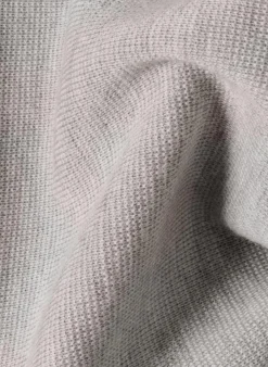 Femme Rodier Pull Yvonne 100% laine sans manches col montant gris clair