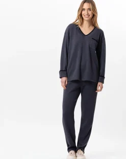 Le Chat Pyjama Alpaga marine