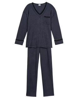 Le Chat Pyjama Alpaga marine