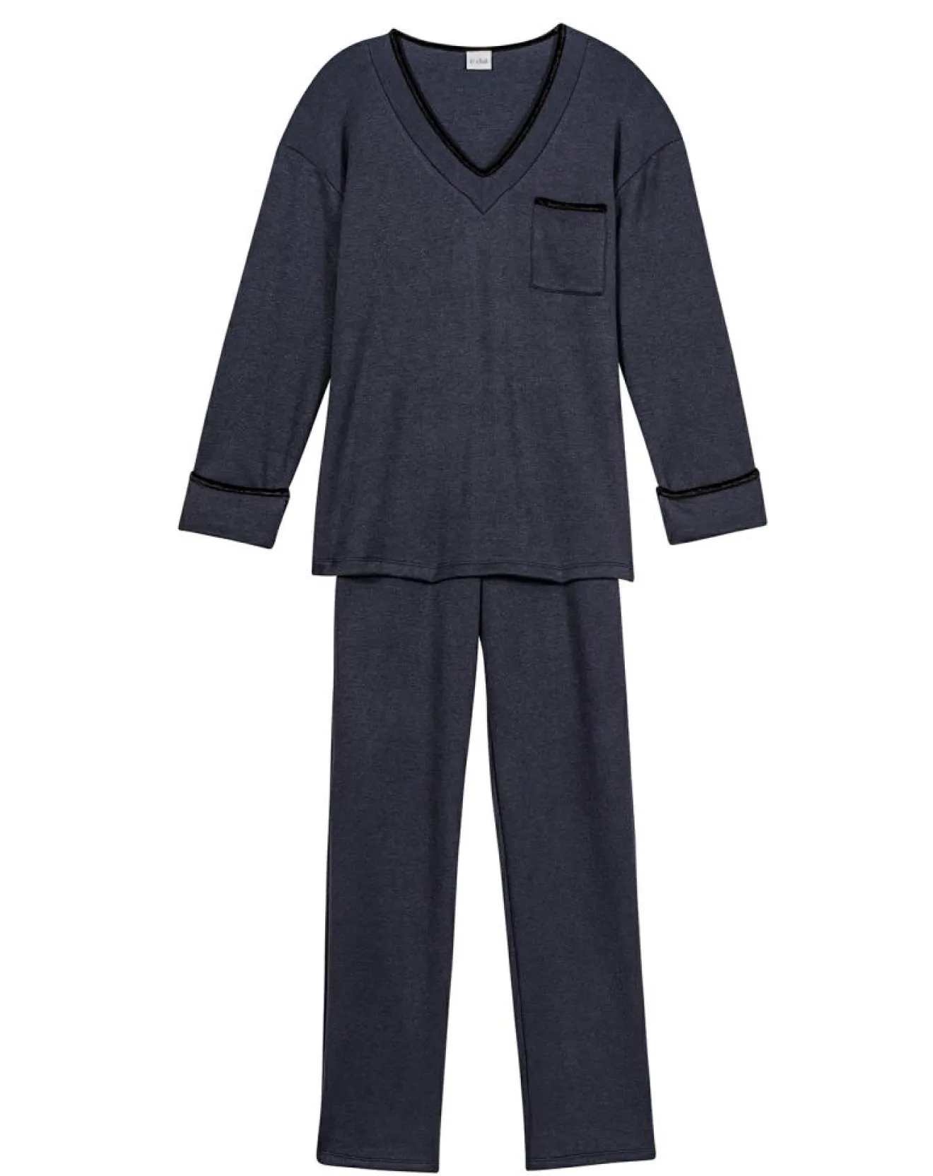 Le Chat Pyjama Alpaga marine