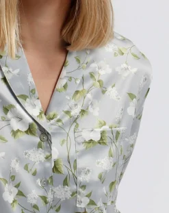 Femme Admas Pyjama Chemise & Pantalon Selena gris