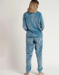 Femme Admas Pyjama corail Star C océan