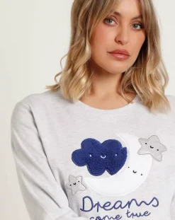 Online Admas Pyjama Dreams Come True A gris chiné