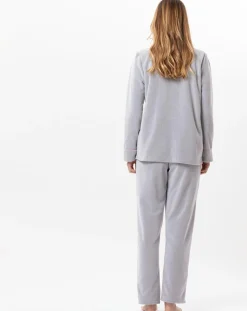 Discount Le Chat Pyjama en micropolaire Douce gris chiné