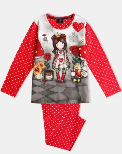 Enfant Santoro Gorjuss Pyjama Finding My Way rose framboise