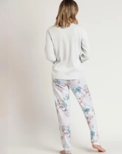 Admas Pyjama French Garden B vert d'eau