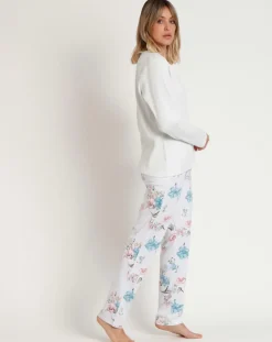 Admas Pyjama French Garden B vert d'eau