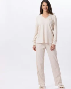 Femme Le Chat Pyjama Garance doré/écru