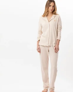 Femme Le Chat Pyjama Garance doré/écru