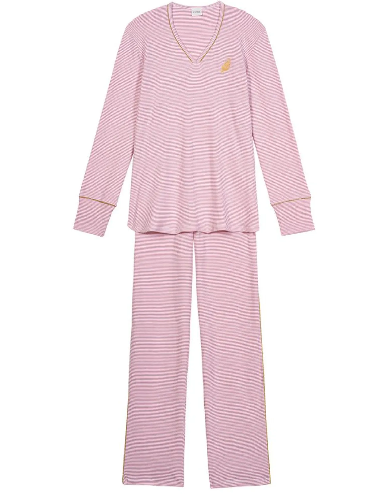 Outlet Le Chat Pyjama Garance rose/blanc