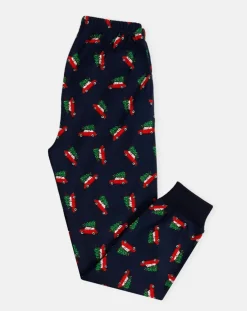 Discount Mr Wonderful Pyjama haut à manches longues & pantalon bleu marine