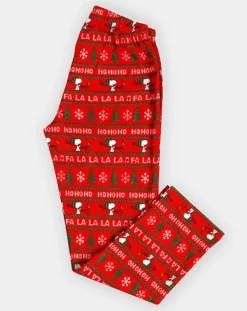 Outlet Mr Wonderful Pyjama haut à manches longues & pantalon rouge