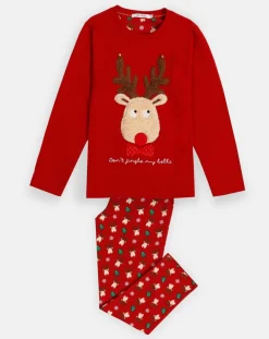 Enfant Mr Wonderful Pyjama haut à manches longues & pantalon rouge