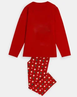 Enfant Mr Wonderful Pyjama haut à manches longues & pantalon rouge
