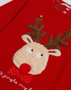 Enfant Mr Wonderful Pyjama haut à manches longues & pantalon rouge