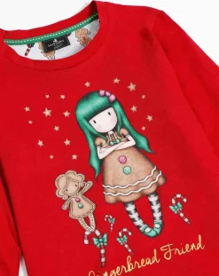 Enfant Santoro Gorjuss Pyjama haut à manches longues & pantalon rouge/gris