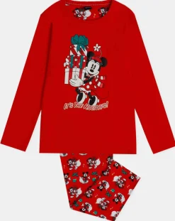 Best Disney 28 Pyjama Haut manches longues & Pantalon Valentina rouge