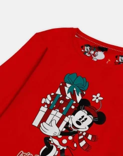 Best Disney 28 Pyjama Haut manches longues & Pantalon Valentina rouge