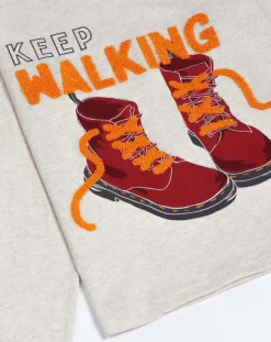 Enfant Admas Pyjama Haut manches longues & Pantalon Yara beige/rouge