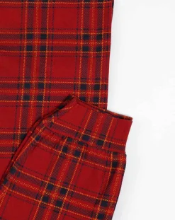 Enfant Admas Pyjama Haut manches longues & Pantalon Yara beige/rouge