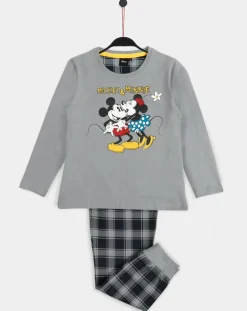 Best Disney 28 Pyjama Mickey gris