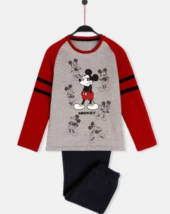 Disney 28 Pyjama Mickey Shadows gris