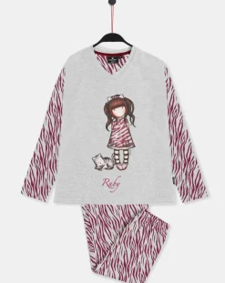 New Santoro Gorjuss Pyjama Ruby Wild gris