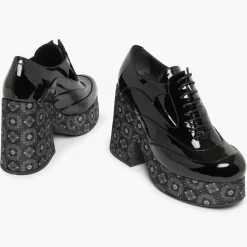 Clearance Sonia Rykiel Richelieus en Cuir Anvillar noirs - Talon 11 cm