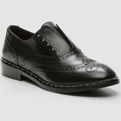 Femme Cosmoparis Richelieus en Cuir Eloane noires