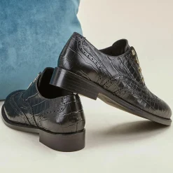 Outlet Cosmoparis Richelieus en Cuir Esoline noires