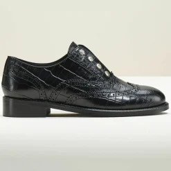 Outlet Cosmoparis Richelieus en Cuir Esoline noires