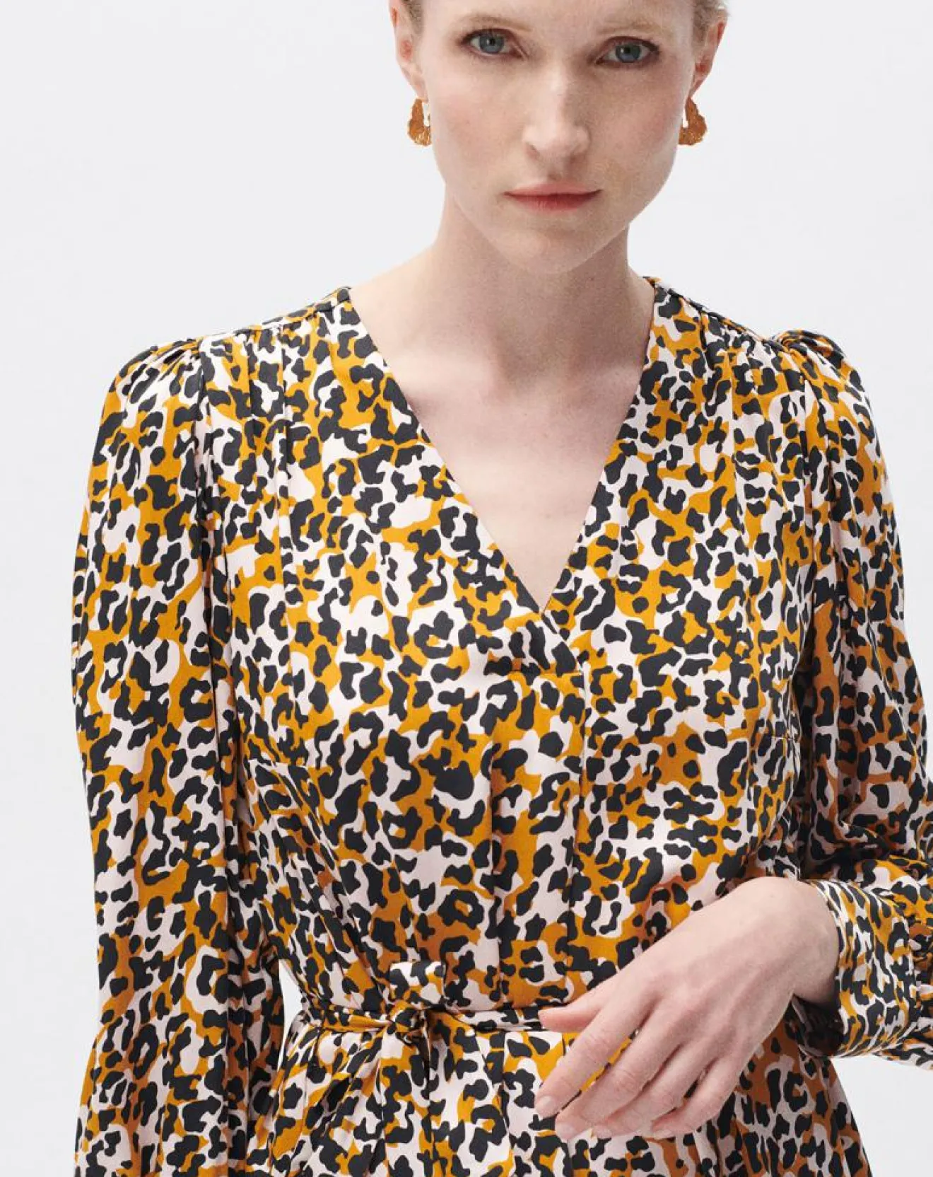 Femme Caroll Robe Alice cognac