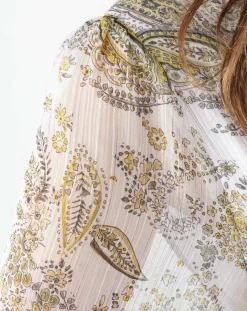 New Indies Robe Almas cachemire argente