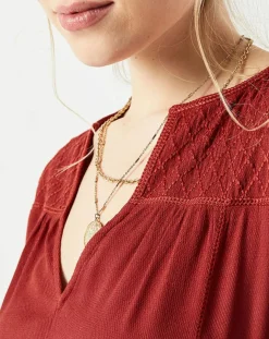 Femme See u Soon Robe Angèle bordeaux