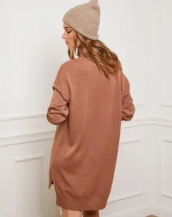 Best Fleur de cachemire Robe Anna camel