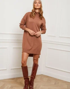 Best Fleur de cachemire Robe Anna camel