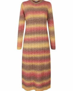 Femme Manoush Robe Arc-en-ciel multicolore