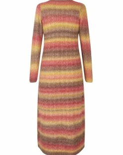 Femme Manoush Robe Arc-en-ciel multicolore
