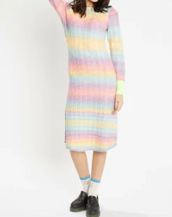 Sale Manoush Robe Arc-en-ciel pastel