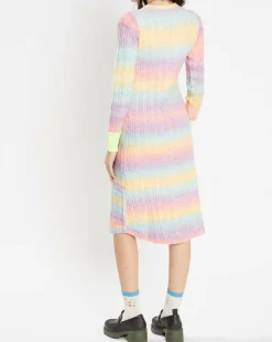 Sale Manoush Robe Arc-en-ciel pastel