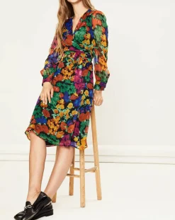 Best La Petite Etoile Robe Arina à fleurs multicolore